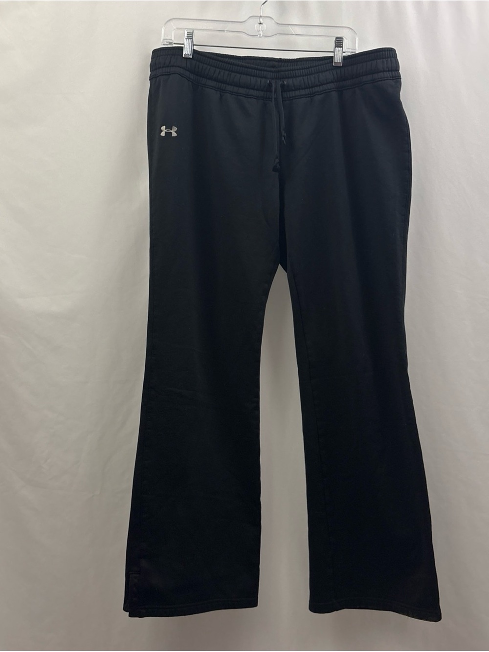 Under Armour Pants Mens XL Black Fleece Sweatpants Athletic Warm Up Gym Baggy - Picture 2 of 9